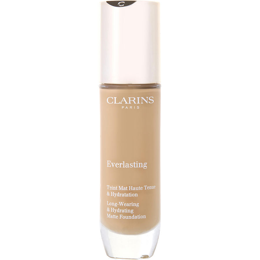 Clarins everlasting long wearing & hydrating matte foundation # 110n honey 30ml/1oz