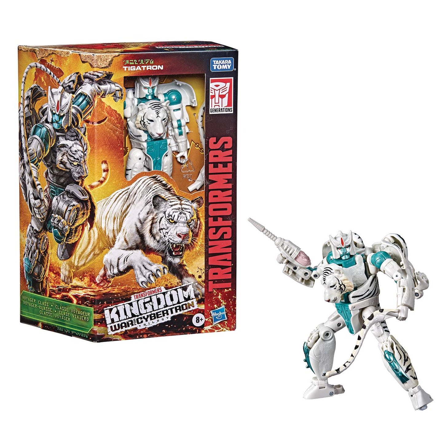 Transformers - War for Cybertron: Kingdom WFC-K35 Voyager Tigatron (F0696) Action Figure